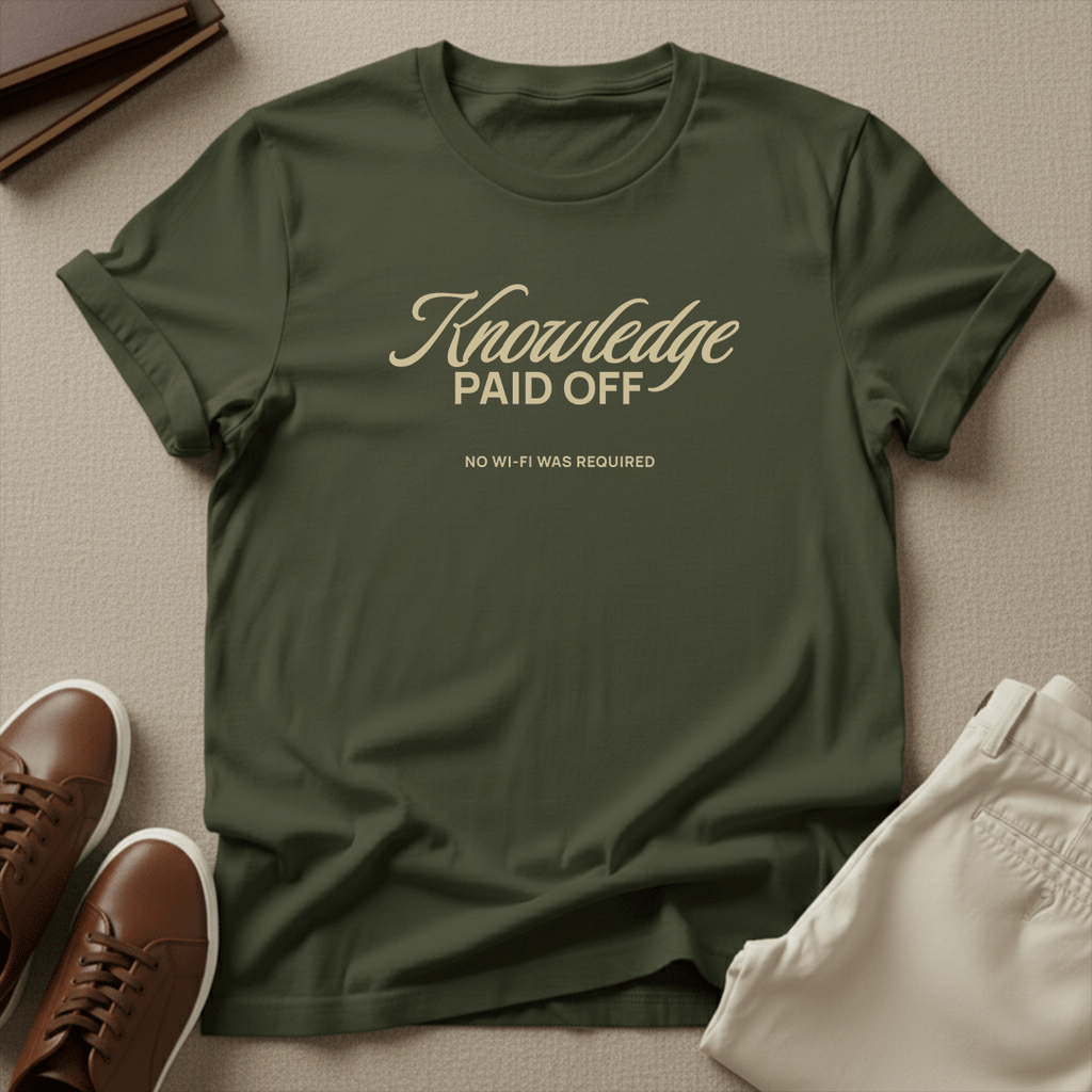Knowledge Paid Off - Unisex Graphic Tee