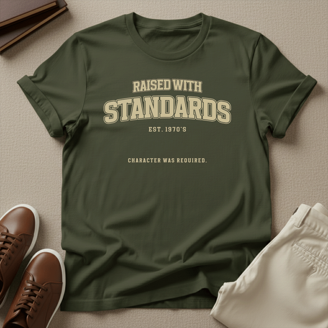 Raised With Standards (1970s) - Unisex Graphic Tee