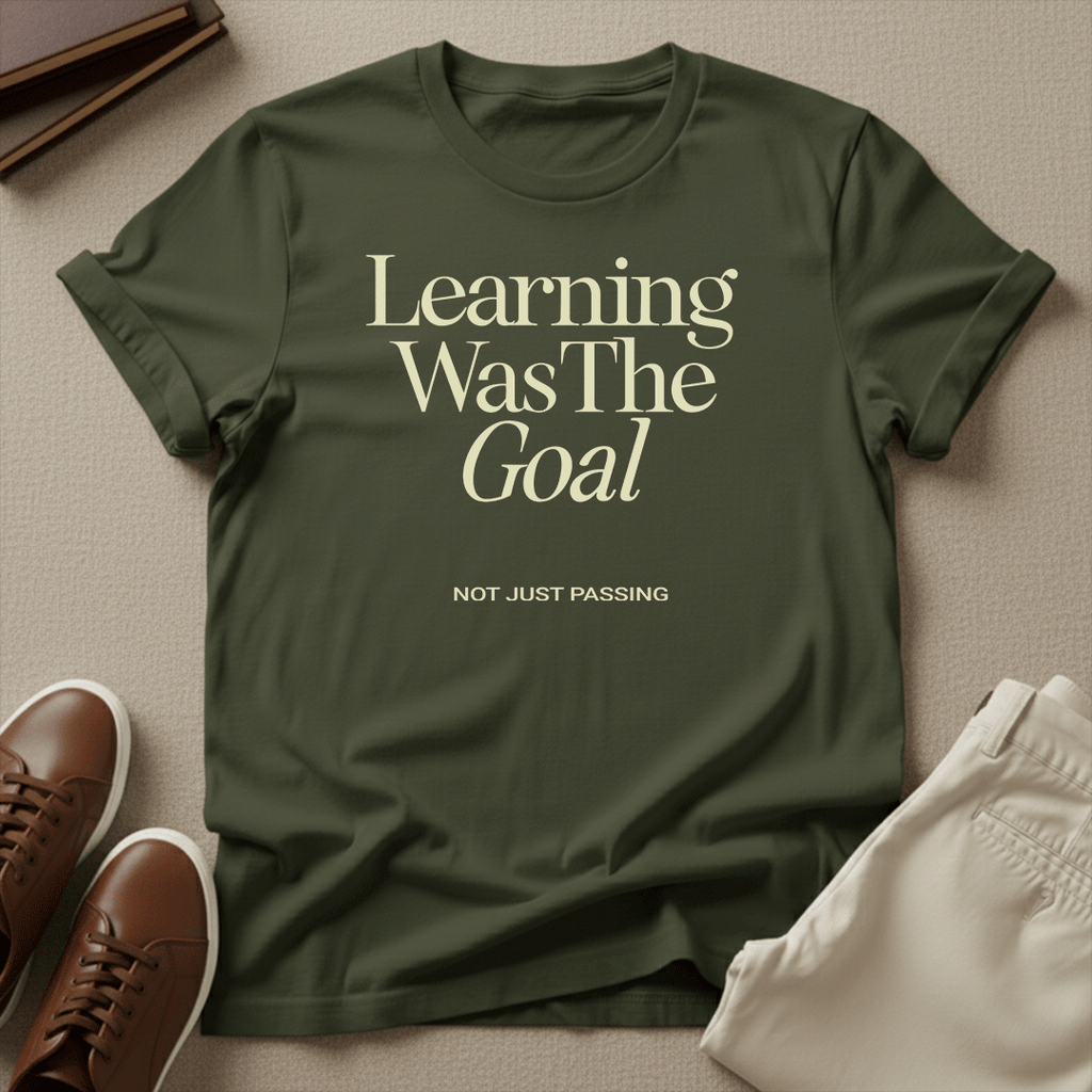 Learning Was the Goal - Unisex Graphic Tee