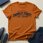 Family First, No Debate — Unisex Nostalgic Graphic Tee