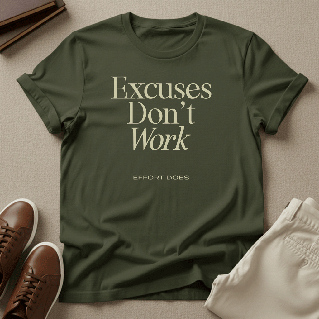 Excuses Don't Work — Unisex Graphic Tee